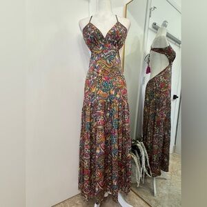 GOA Paris Collection Pipa Cutout Maxi Dress